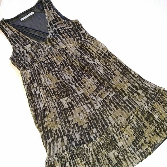 - Zara Basic Silk Dress L - Picture 1 of 6